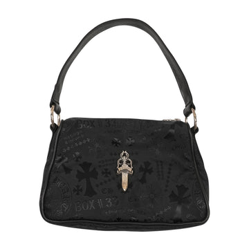 総柄ナイロン チキンナゲット NYLON CHICKEN NUGGET 【レザーハンドバッグ】