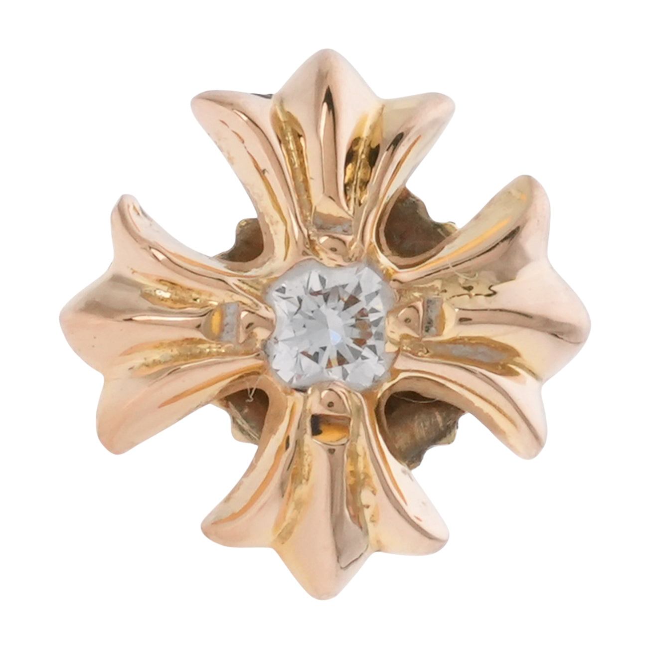 22K CHプラススタッド DIA CH PLUS STUD 【ゴールドピアス ダイヤモンド】