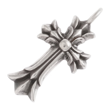 ダブルCHクロス DOUBLE CH CROSS 【シルバーネックレストップ チャーム】