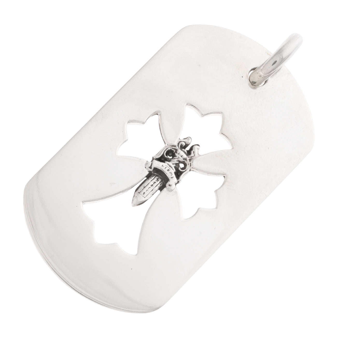 ラージカットアウトクロスダガー ドッグタグ LG CO CROSS DAGGER DOG TAG 【シルバーネックレストップ ペンダント】
