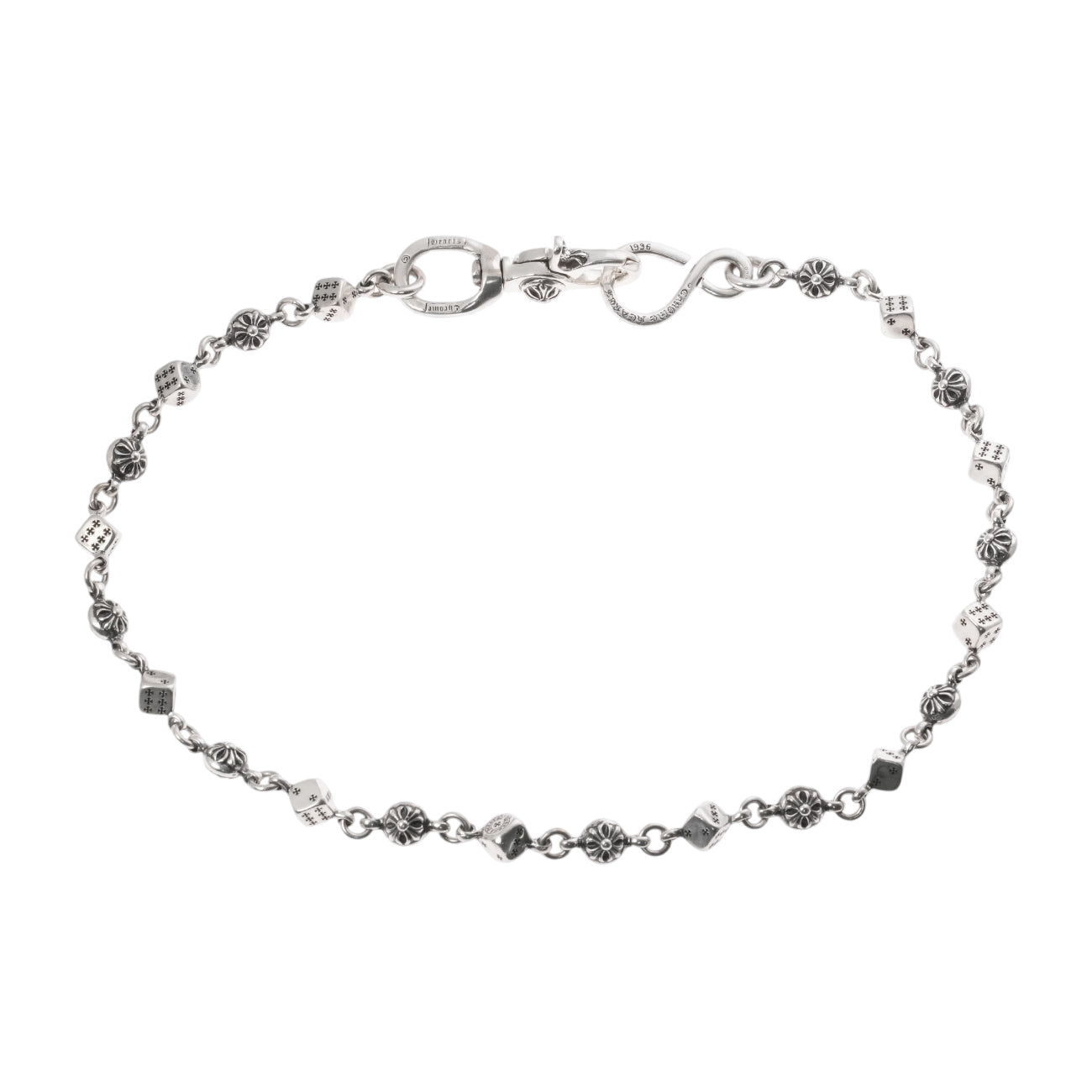 1クリップ ダイスクロスボール ロング 1CLIP DICE No1 CROSS BALL LONG 【シルバーウォレットチェーン】