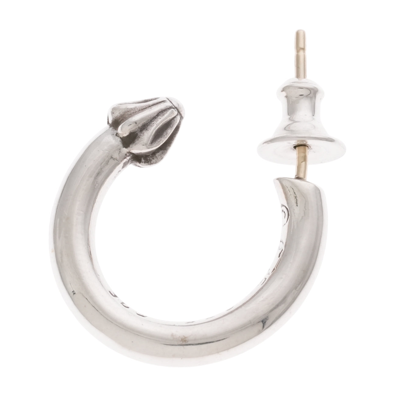 プレーンフープ PLAIN HOOP 【シルバーピアス】