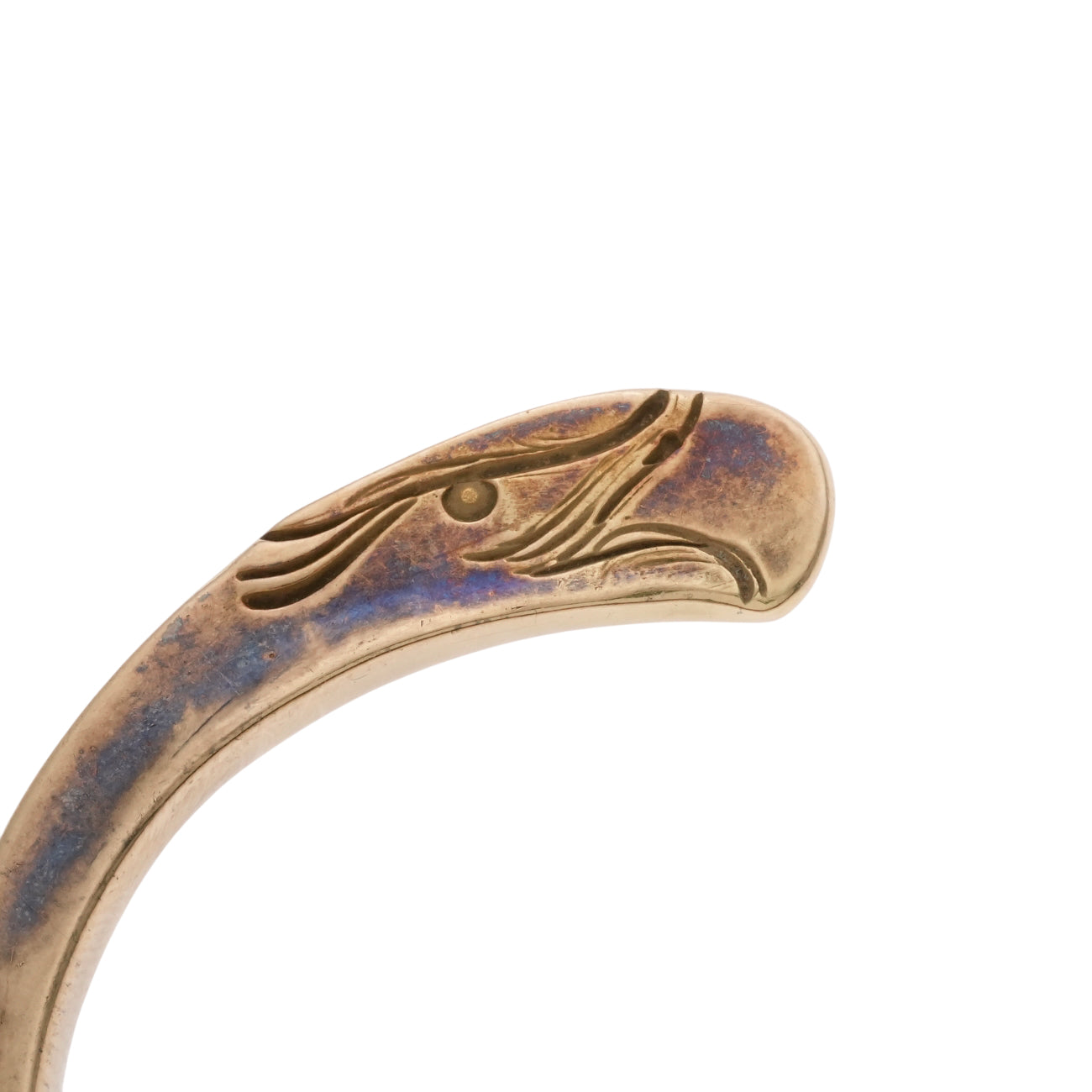コレクション大特価放出　ゴローズ　廃盤裏メタル顔ブレス18k goro's ゴローズ 中古 正規品 全金OLD顔ブレスS(裏メタル)