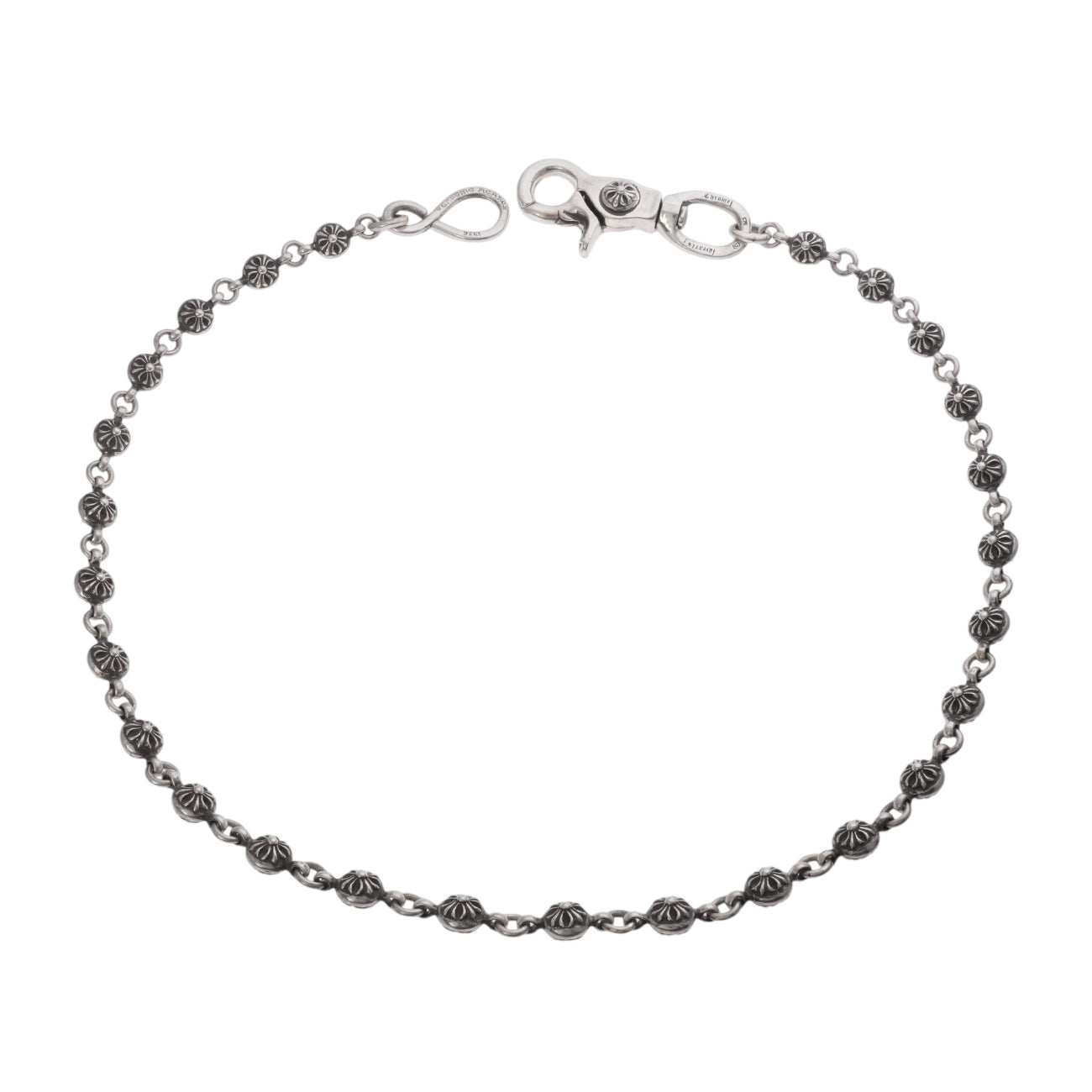 1クリップ No1 クロスボールチェーン ロング 1CLIP No1 CROSS BALL CHAIN LONG 【シルバーウォレットチェーン】