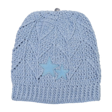 スターパッチ 【カシミヤニット帽/ビーニー】【ブルー】【ブルー】 SIZE:ONE