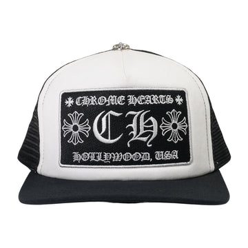 CHパッチ 【トラッカーキャップ/TRUCKER CAP】【ブラック×ホワイト】【新品】 SIZE:ONE