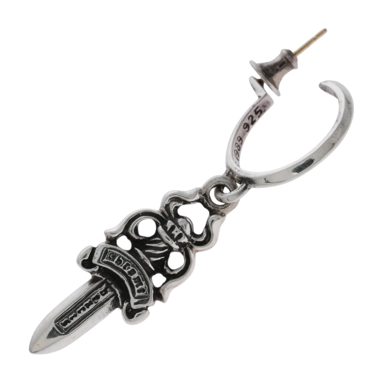 No5ダガーフープ No5 DAGGER HOOP 【シルバーピアス】