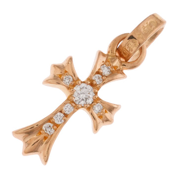 22K ベイビーファット PAVE DIA CRS BBYFAT 【ゴールドネックレストップ チャーム パヴェ ダイヤモンド】