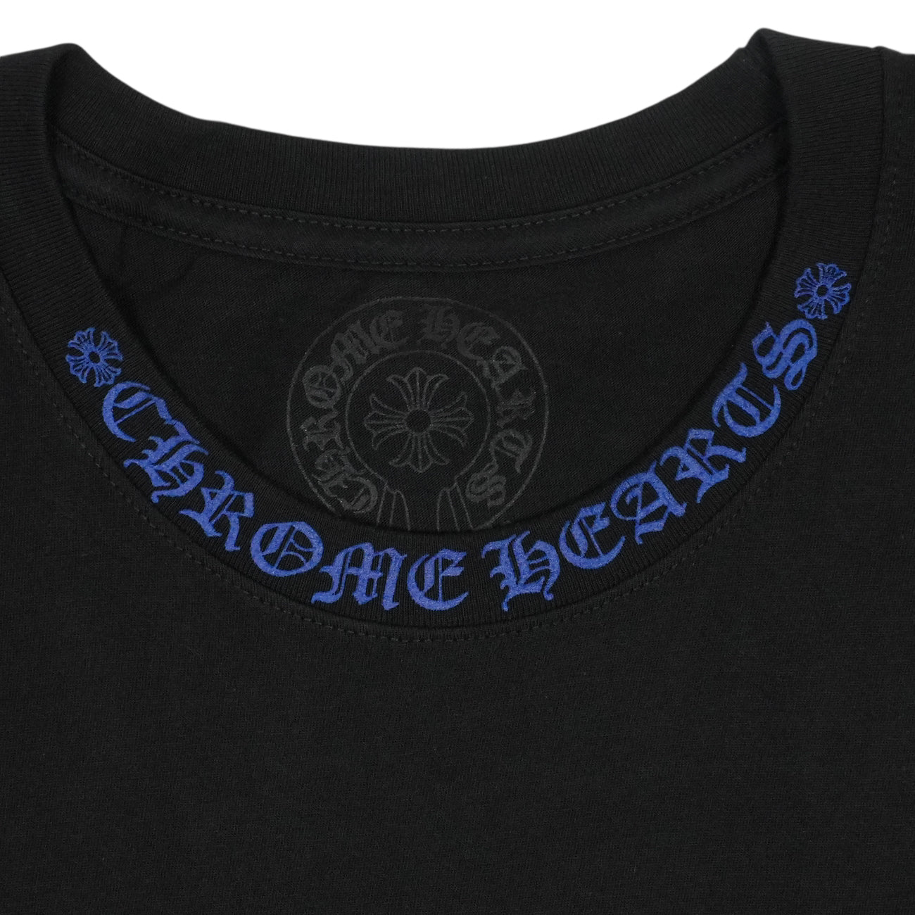 クロムハーツ CHROME HEARTS 中古 正規品 新品ネックロゴプリント 【T
