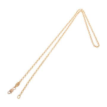 22K ロールチェーン 18インチ R18 NECK CHAIN 【ゴールドネックレス チェーン】