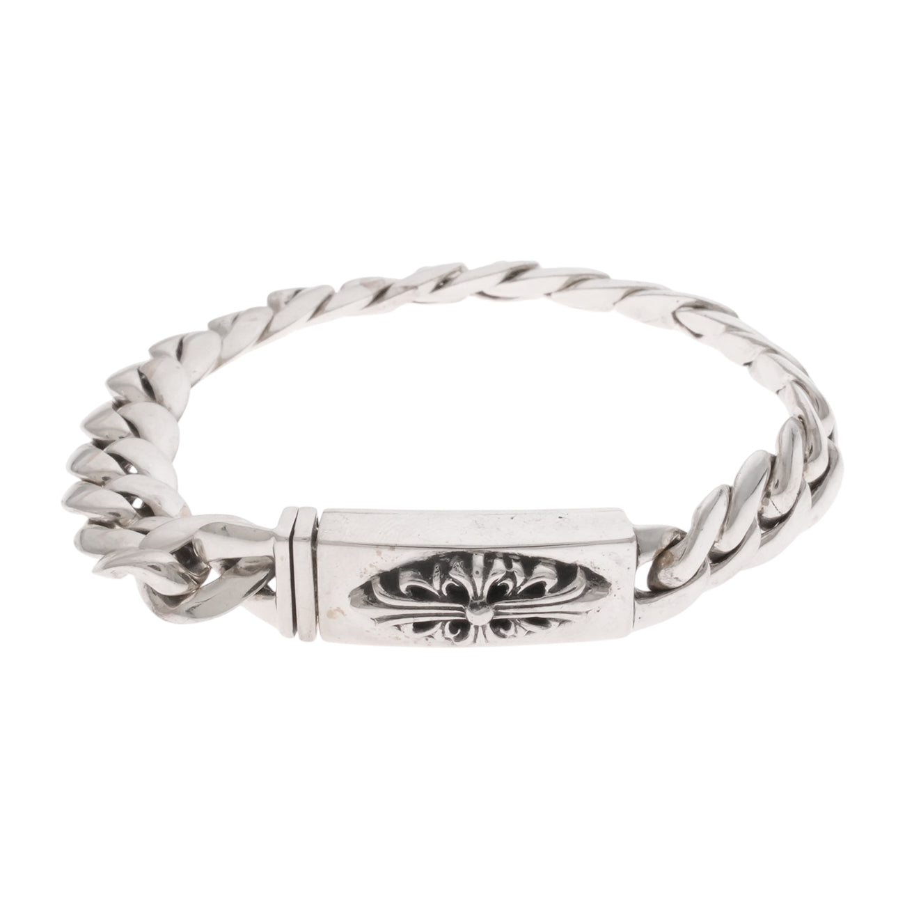 ベイビーフローラルクロスID BABY FLORAL ID 22LINK 【シルバーブレスレット】