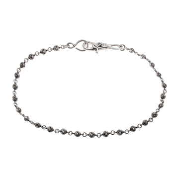 1クリップ No1 クロスボールチェーン ロング 1CLIP No1 CROSS BALL CHAIN LONG 【シルバーウォレットチェーン】