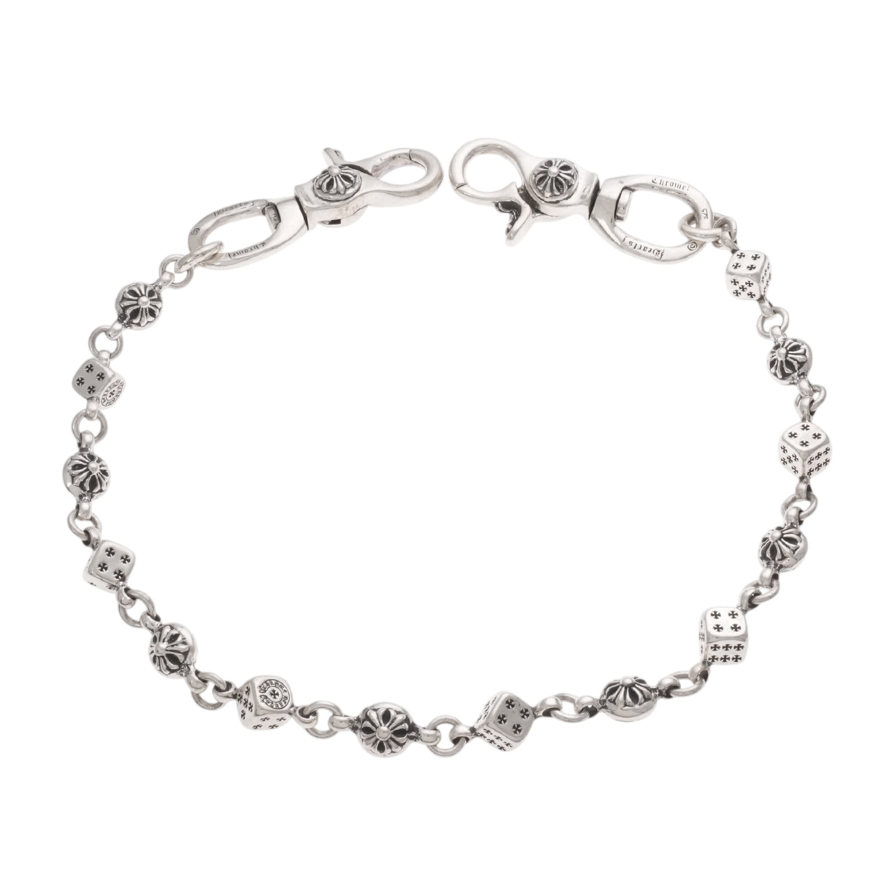 2クリップ ダイスクロスボール ショート 2CLIP DICE No1 CROSS BALL SHORT 【シルバーウォレットチェーン】