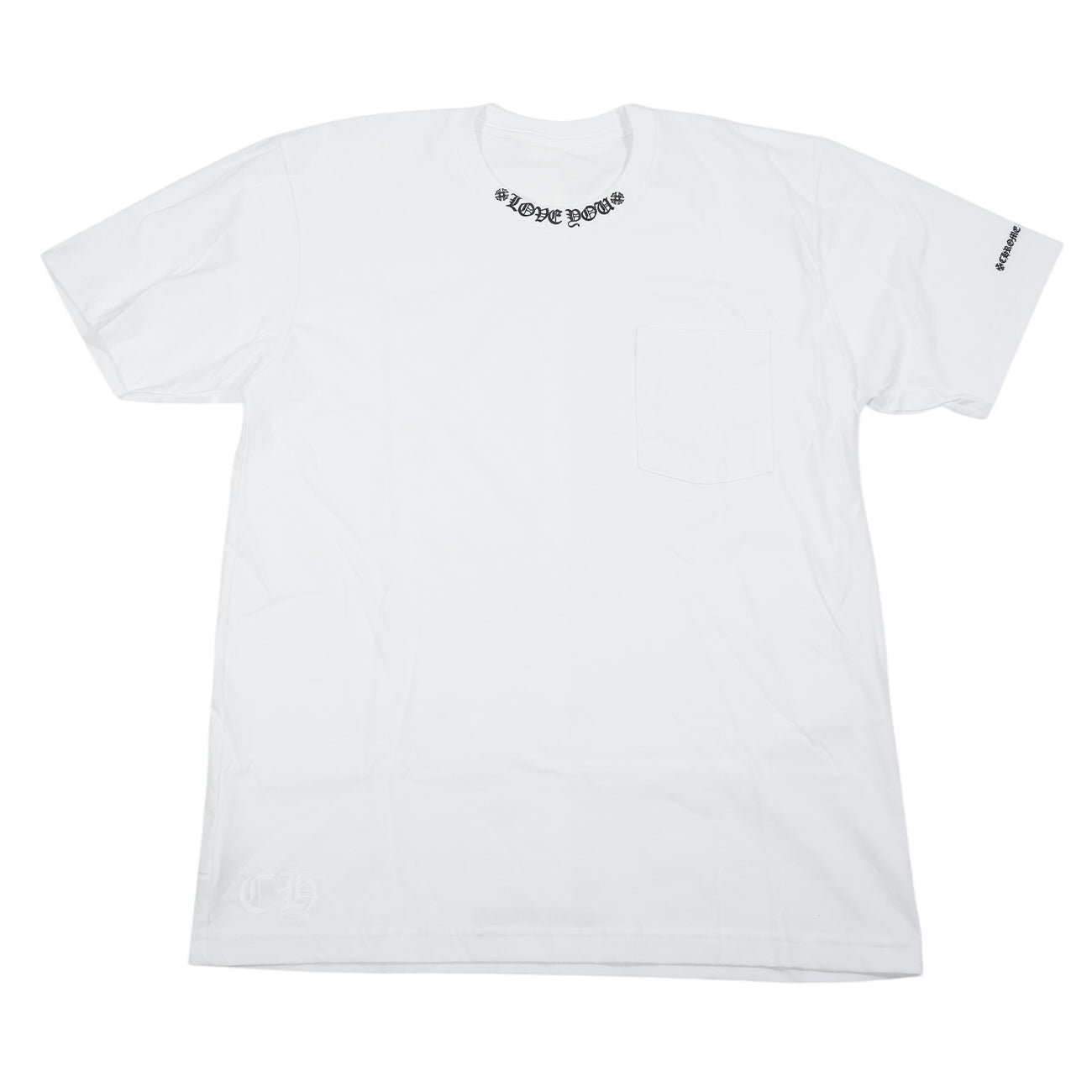 T-SHRT LOVE YOU ラブユーネックプリントTシャツ
