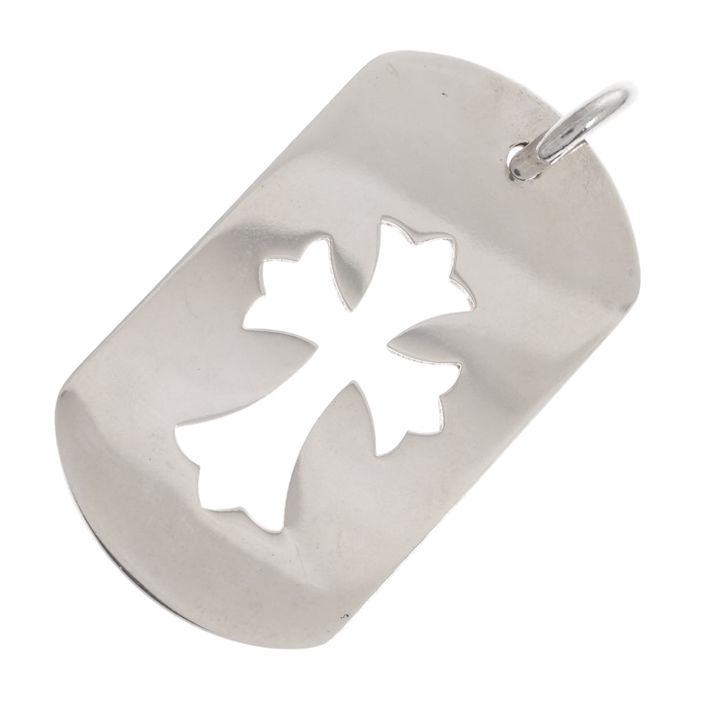 ラージカットアウトクロス ドッグタグ LG CO CROSS DOG TAG 【シルバーネックレストップ ペンダント】