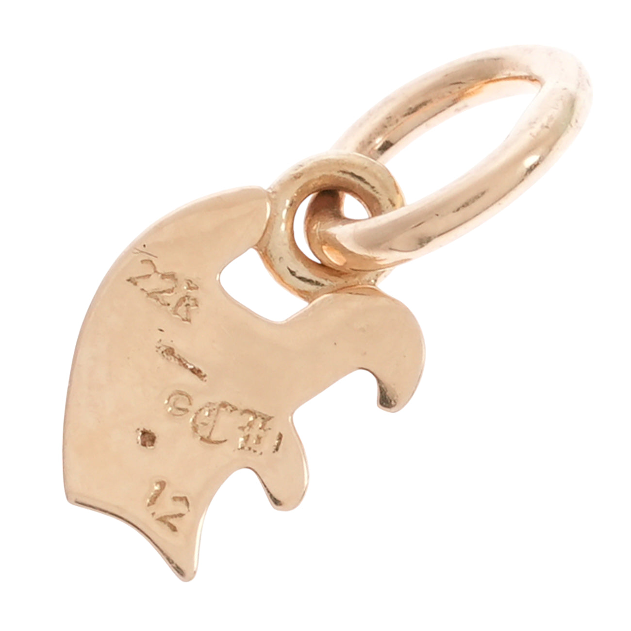 22K イニシャルスタック 【V】ALPHABET STACK 【ゴールドネックレス