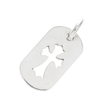 D/TAG SML CO CRS/カットアウトクロスドッグタグ スモールドッグタグネックレストップ
