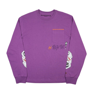PPO I WANT MORE NOT LESS L S MATTY BOYバックプリント長袖カットソー L