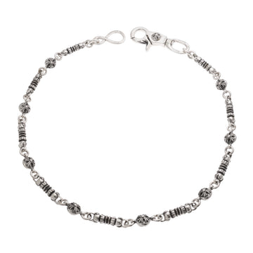 1クリップ バレル クロスボール 1CLIP BARREL CROSSBALL 9LINK【シルバーウォレットチェーン】