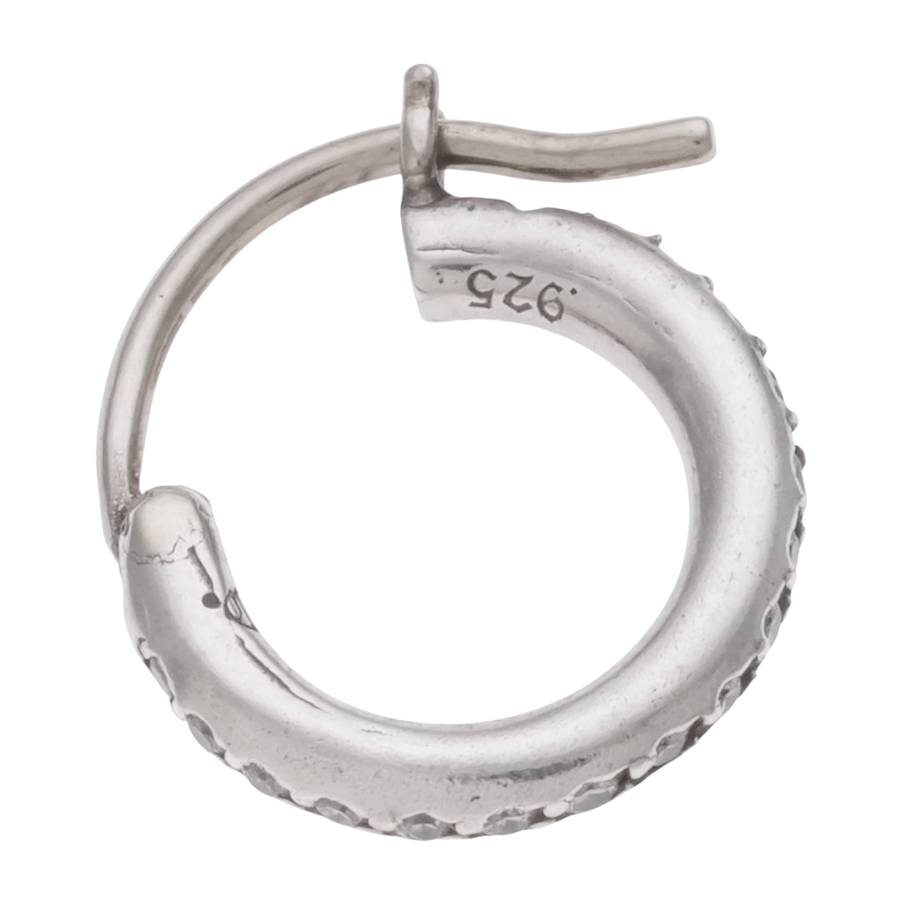 TFL フープ PAVE DIA TFL HOOP 【シルバーピアス パヴェ ダイヤモンド】