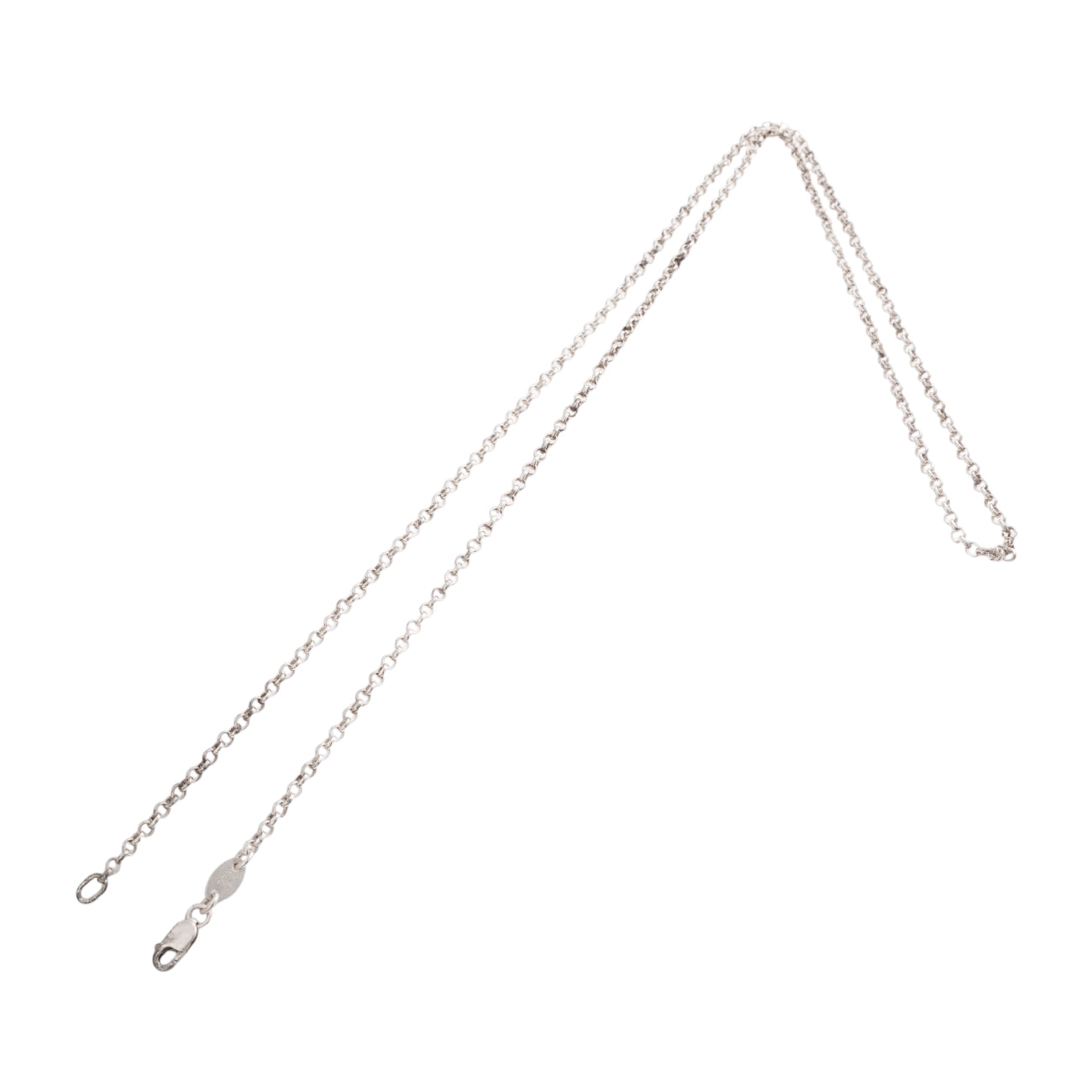ロールチェーン 24インチ R24 NECK CHAIN 【シルバーネックレス チェーン】
