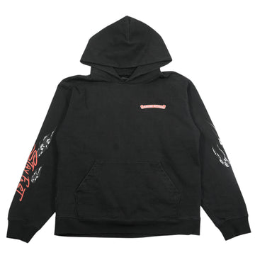 PPO STAY FASTバックプリント 【パーカー】【ブラック】 SIZE:L ※シミ/色褪せ/プリント割れ