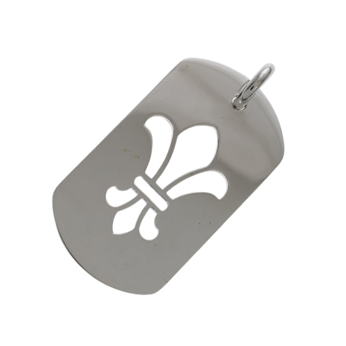 ラージフレア ドッグタグ LG FLUER DOG TAG 【シルバーネックレストップ ペンダント】