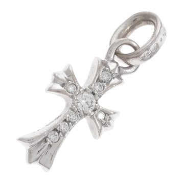 18K ベイビーファット PAVE DIA CRS BBYFAT 【ホワイトゴールドネックレストップ チャーム パヴェ ダイヤモンド】