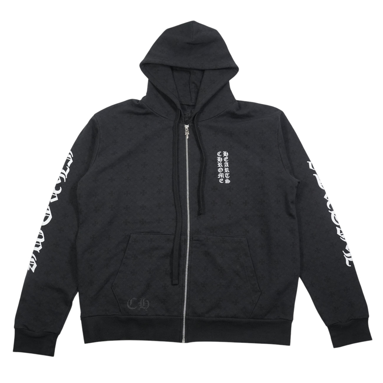 SWTSHRT HD ZIP CHプラス総柄ジップアップパーカー
