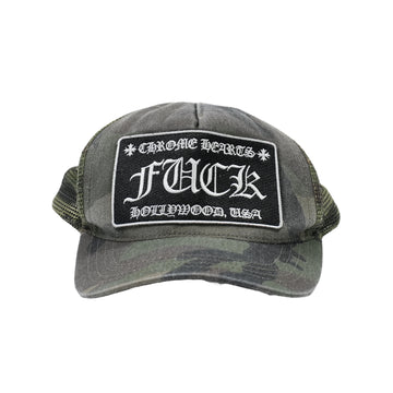 【TRUCKERCAP/トラッカーキャップ】CHパッチクロスボール付メッシュキャップ