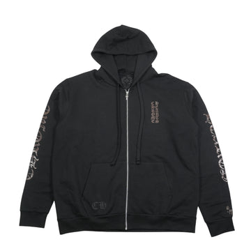 SWTSHRT HD ZIP オンライン限定グリッタープリントジップアップパーカー