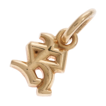 22K イニシャルスタック 【R】ALPHABET STACK 【ゴールドネックレストップ チャーム】