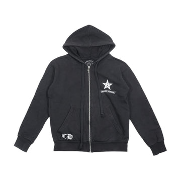 SWTSHRT HD ZIP スターバックプリントダガージップアップパーカー SIZE:XS