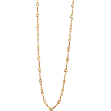 22K ツイストチェーン 18インチ T18 NECK CHAIN 【ゴールドネックレス チェーン】