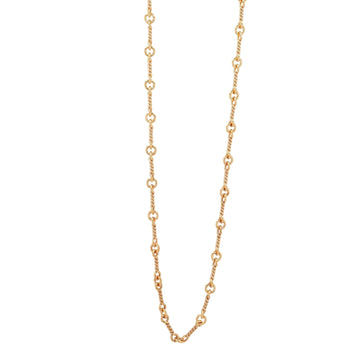 22K ツイストチェーン 24インチ T24 NECK CHAIN 【ゴールドネックレス チェーン】