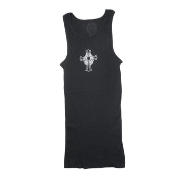 フェアリークロスフロントプリント 【タンクトップ】【ブラック】【新品】size:S
