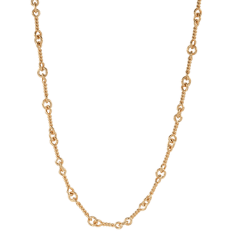 22K ツイストチェーン 20インチ T20 NECK CHAIN 【ゴールドネックレス チェーン】