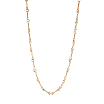 22K ツイストチェーン 24インチ T24 NECK CHAIN 【ゴールドネックレス チェーン】