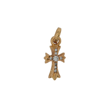 22K ベイビーファット PAVE DIA CRS BBYFAT 【ゴールドネックレストップ チャーム パヴェ ダイヤモンド】