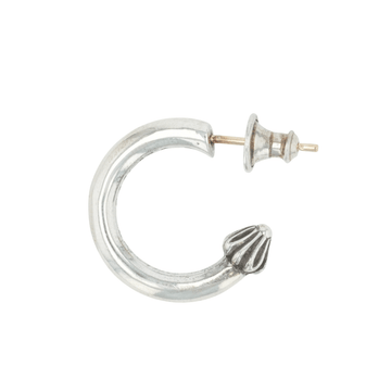 プレーンフープ PLAIN HOOP 【シルバーピアス】