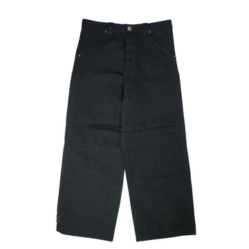 STREET SWEEPER ストリートスイーパー クロスボタン【デニムパンツ】【ブラック】【新品】SIZE:34