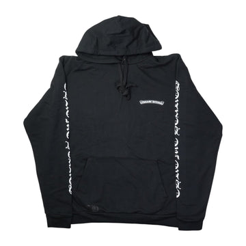 スクロールラベルバックプリント 【パーカー】【ブラック】【新品】 SIZE:L