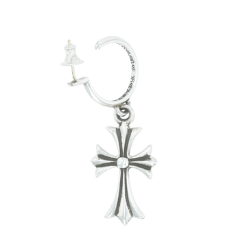 TINY CH CROSS HOOP [Silver Earring]