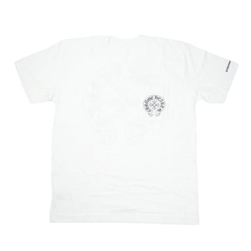 ホースシューバックプリント 【Tシャツ】【ホワイト】【新品】 SIZE:L
