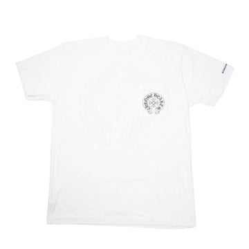 ホースシューバックプリント 【Tシャツ】【ホワイト】【新品】 SIZE:L