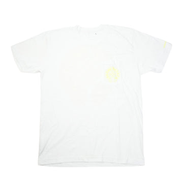 ホースシューバックプリント 【Tシャツ】【ホワイト×イエロー】【新品】 SIZE:L