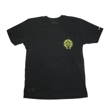 ホースシューバックプリント 【Tシャツ】【ブラック×イエロー】【新品】 SIZE:L