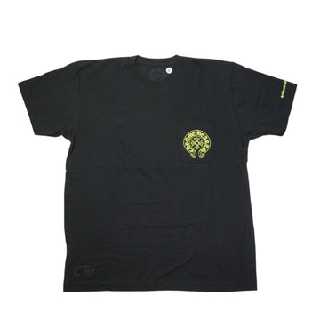 ホースシューバックプリント 【Tシャツ】【ブラック×イエロー】【新品】 SIZE:L