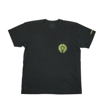 ホースシューバックプリント 【Tシャツ】【ブラック×イエロー】【新品】 SIZE:L ※香水臭