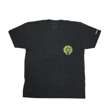 ホースシューバックプリント 【Tシャツ】【ブラック×イエロー】【新品】 SIZE:L